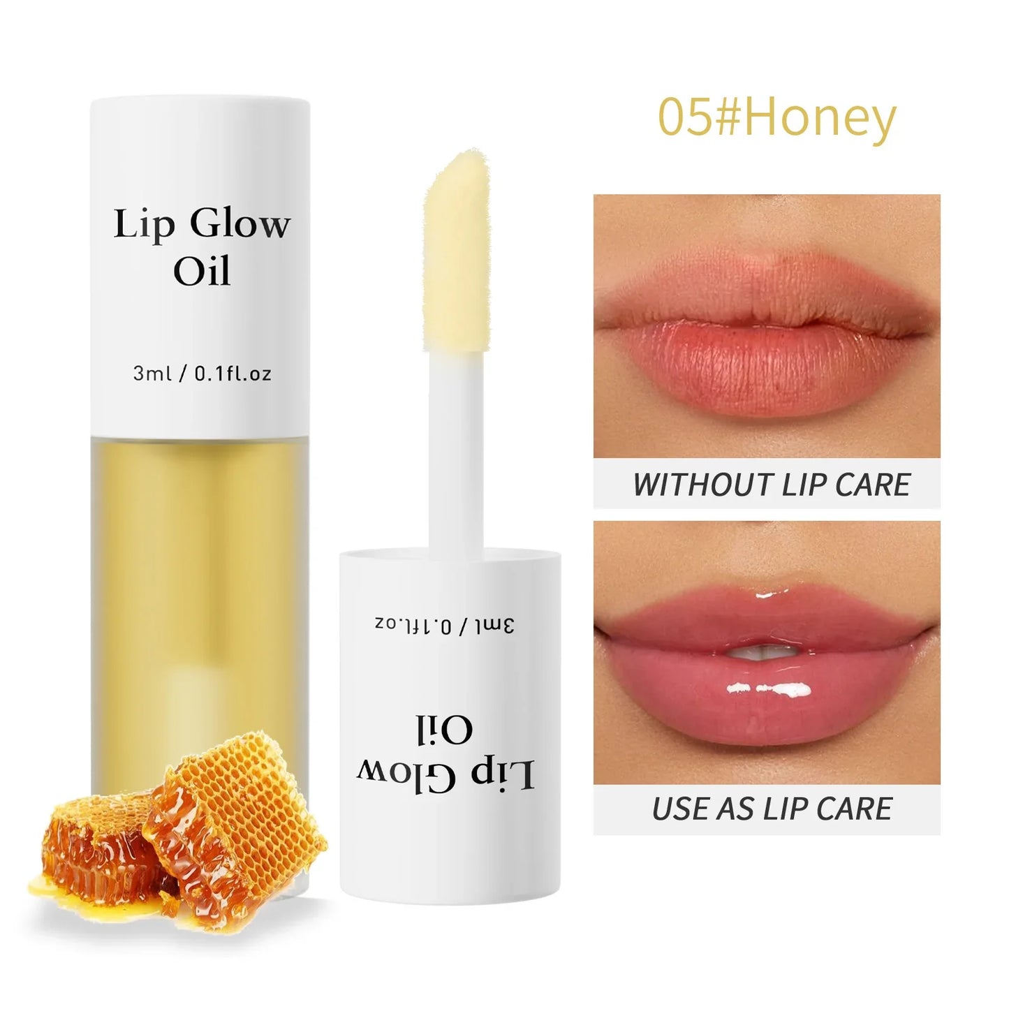 Moisturizing Lip Oil Gloss – Long-Lasting Jelly Tint for Shiny, Hydrated Lips