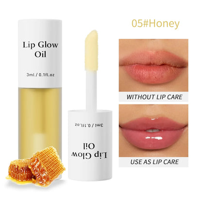 Moisturizing Lip Oil Gloss – Long-Lasting Jelly Tint for Shiny, Hydrated Lips