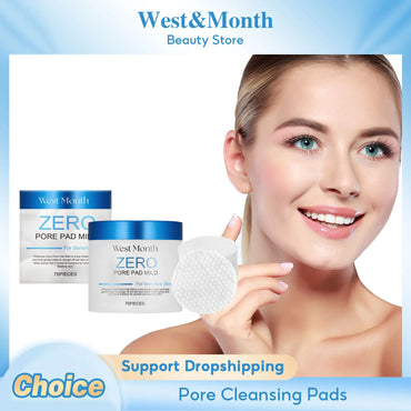 Salicylic Acid Exfoliating Cotton Pads – Moisturizing & Pore-Refining Facial Wipes for Smoother-Looking Skin