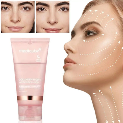Collagen Overnight Peel-Off Mask 75ml – Deep Hydration  Korean Night Cream