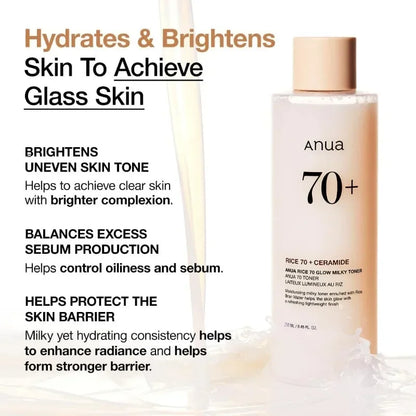 Rice Glow Milk White Toner for Glass Skin – 250ml