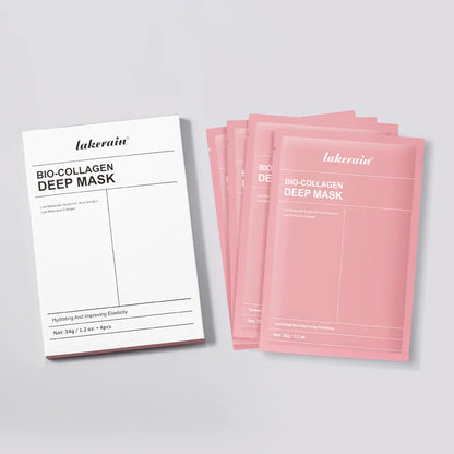 Real Deep Mask Collagen Hydrating Overnight Hydrogel Mask Elasticity Improvement  Pore Minimizing